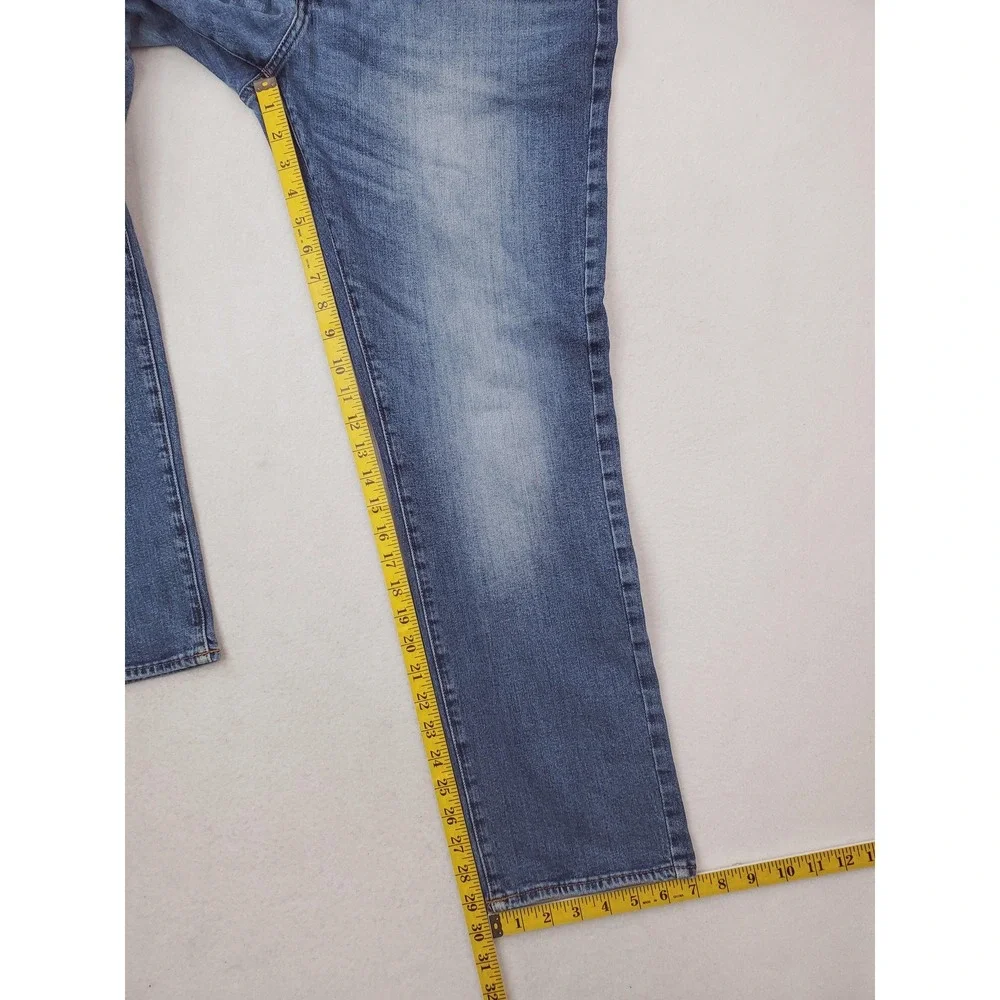 Lucky Brand 410 Jeans Mens 36x30 Blue Athletic Slim Stretch Denim Medium Wash